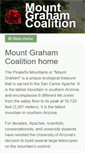 Mobile Screenshot of mountgraham.org