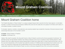 Tablet Screenshot of mountgraham.org